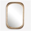 Uttermost Malone Brass Mirror in Antique Brass