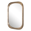 Uttermost Malone Brass Mirror in Antique Brass