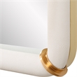 Uttermost Cyprus White Dressing Mirror