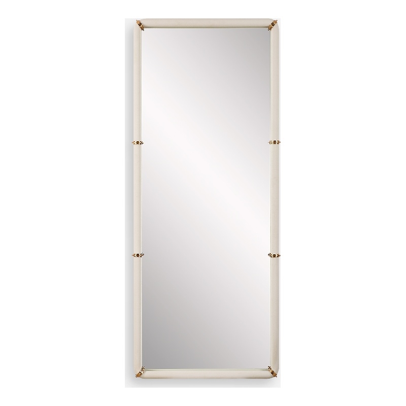 Uttermost Cyprus White Dressing Mirror