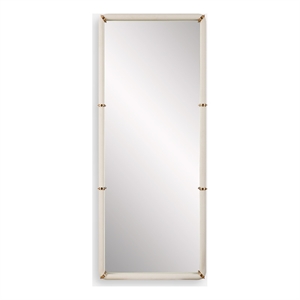 Uttermost Cyprus White Dressing Mirror