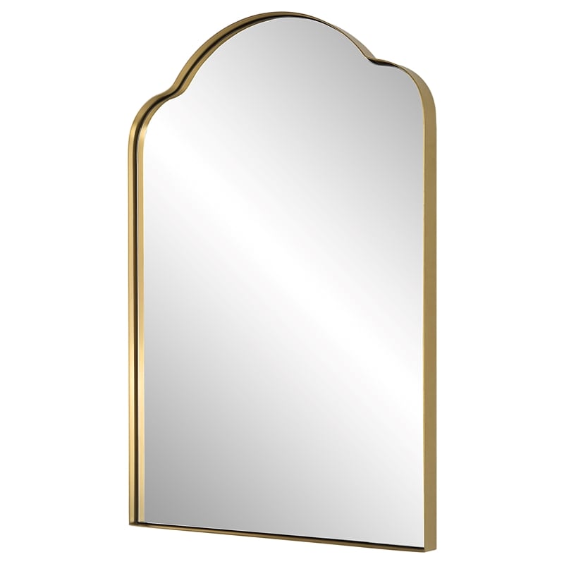 Uttermost Sidney Arch Mirror in Brass