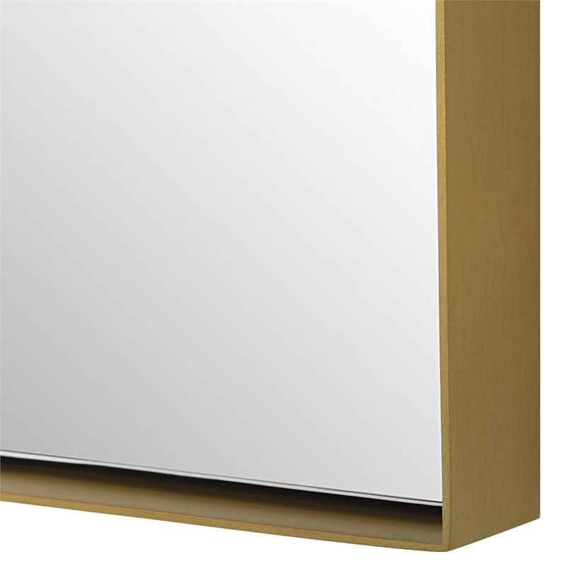 Uttermost Sidney Arch Mirror in Brass