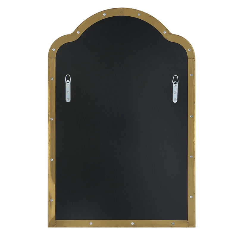 Uttermost Sidney Arch Mirror in Brass