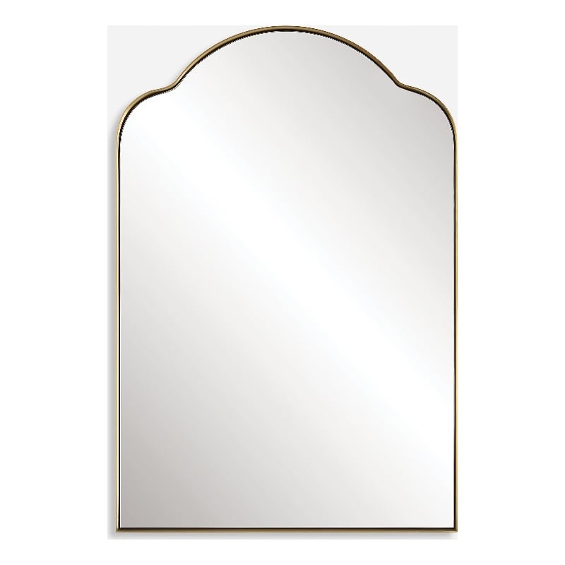 Uttermost Sidney Arch Mirror in Brass