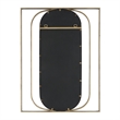 Uttermost Replicate Contemporary Oval Mirror in in Gold