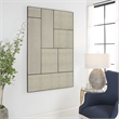 Uttermost Puzzle Piece Oversized Mirror in Black