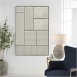 Uttermost Puzzle Piece Oversized Mirror in Black