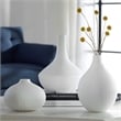 Uttermost Apothecary Satin White Vases Set of 3
