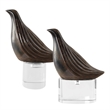 Uttermost Nesting Bird Gray Sculptures Set of 2