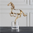 Uttermost Gallop Gold Sculpture