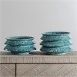 Uttermost ZigZag Blue Green Bowls Set of 2