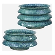 Uttermost ZigZag Blue Green Bowls Set of 2