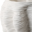 Uttermost Stratified Matte White Vase
