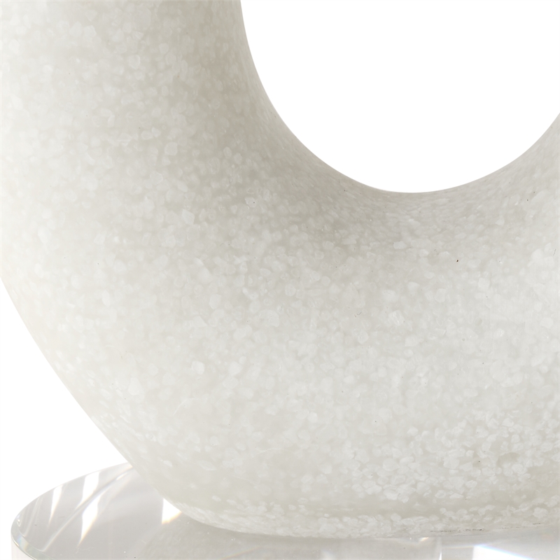 Uttermost Feamelo Ivory Stone Candleholders Set of 2