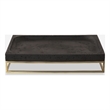 Uttermost Shadowstone Cast Black Tray