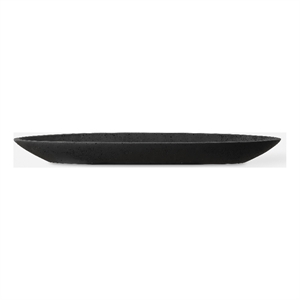 Uttermost Vessel Cast Black Canoe Bowl