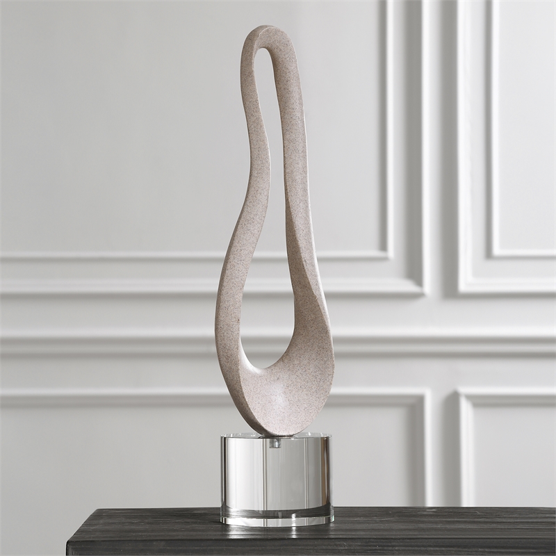 Uttermost Oval Harmony Sculpture in Sand