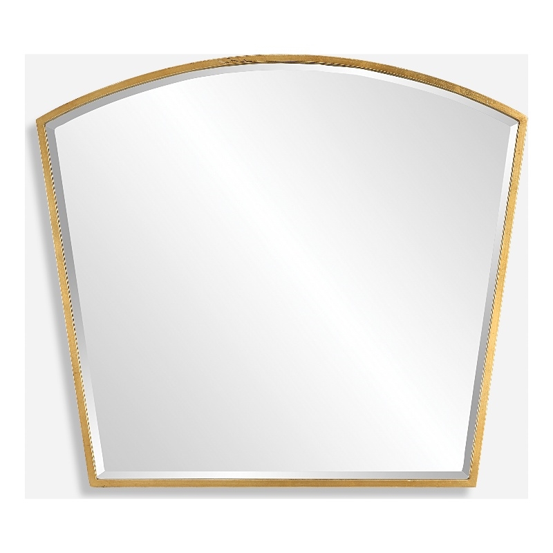 Uttermost Boundary Gold Arch Mirror