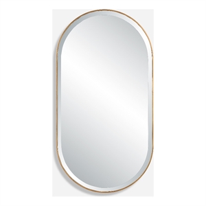 Uttermost Lago Oval Gold Mirror