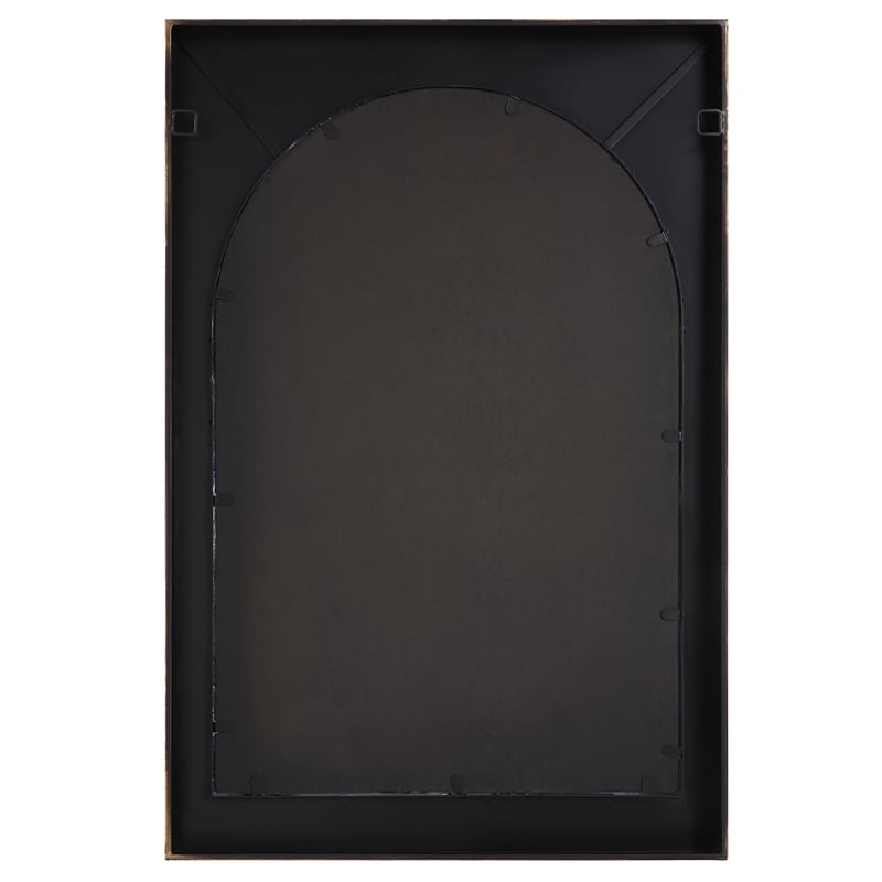 Uttermost Crisanta Gloss White Arch Mirror
