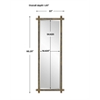 Uttermost Abanu Ribbed Gold Dressing Mirror