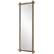 Uttermost Abanu Ribbed Gold Dressing Mirror