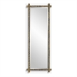 Uttermost Abanu Ribbed Gold Dressing Mirror