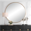 Uttermost Junius Large Gold Round Mirror