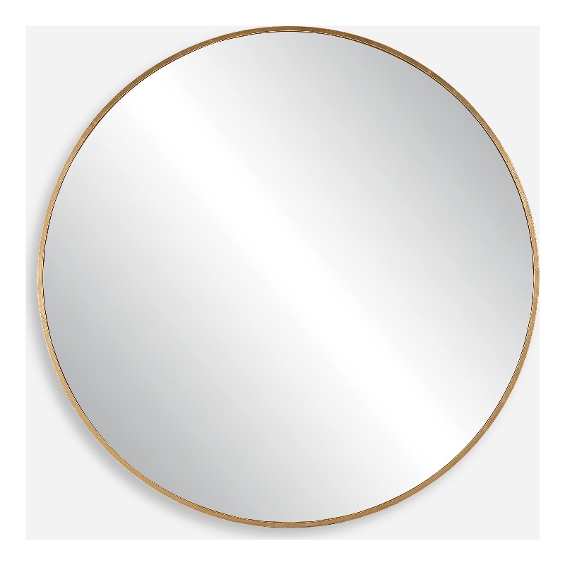 Uttermost Junius Large Gold Round Mirror