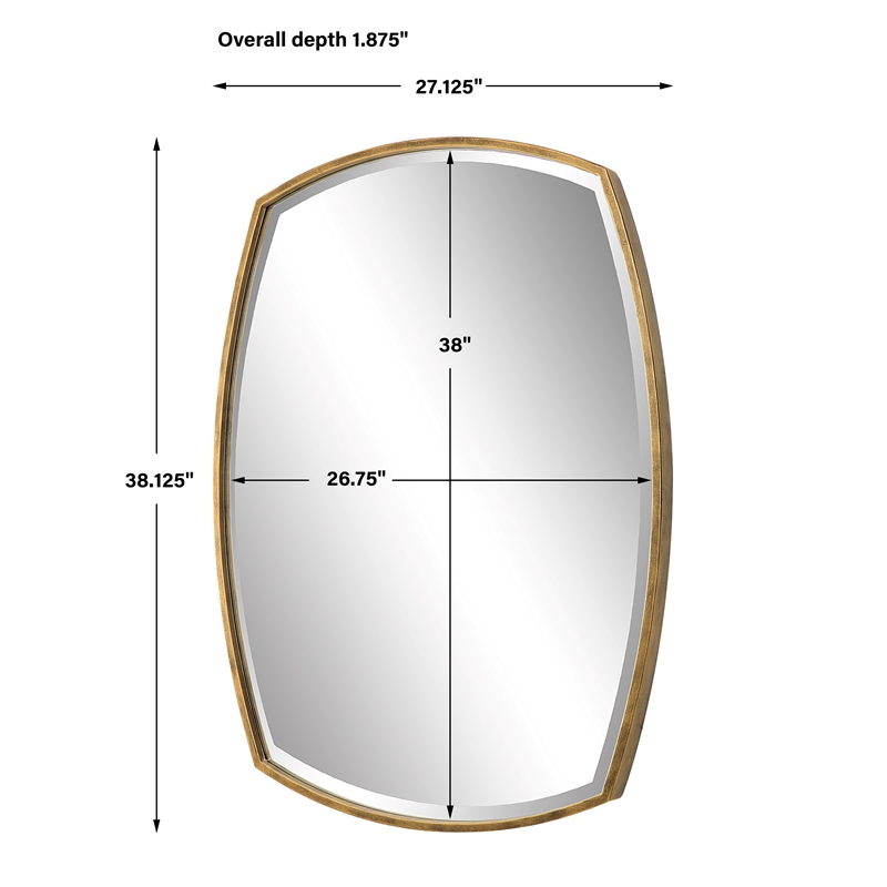 Uttermost Varenna Aged Gold Vanity Mirror