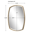 Uttermost Varenna Aged Gold Vanity Mirror