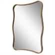 Uttermost Pavia Curvy Vanity Mirror in in Gold