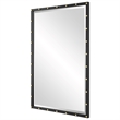 Uttermost Benedo Industrial Vanity Mirror in Matte Black