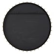 Uttermost Cosmopolitan Round Mirror in Matte Black