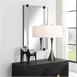 Uttermost Ladonna Rods Mirror in Matte Black