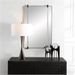 Uttermost Ladonna Rods Mirror in Matte Black