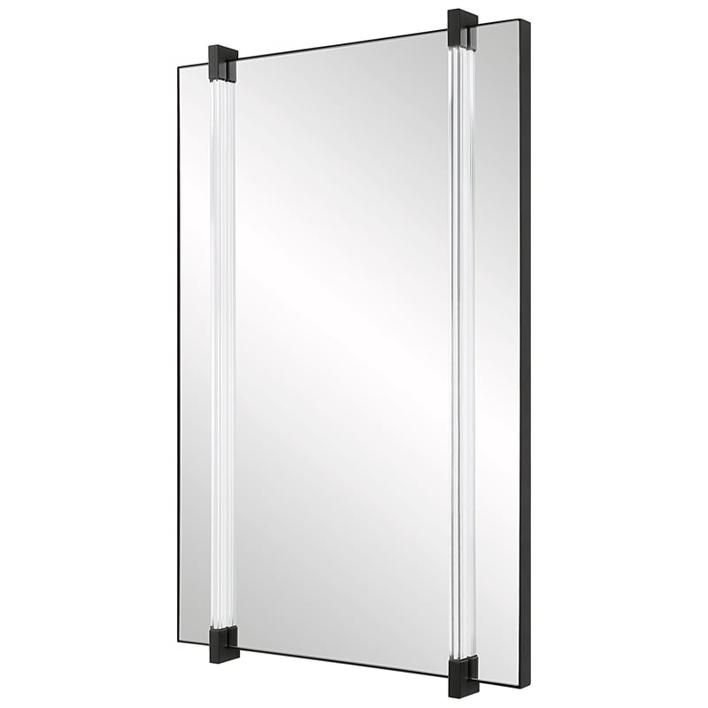 Uttermost Ladonna Rods Mirror in Matte Black