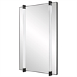 Uttermost Ladonna Rods Mirror in Matte Black