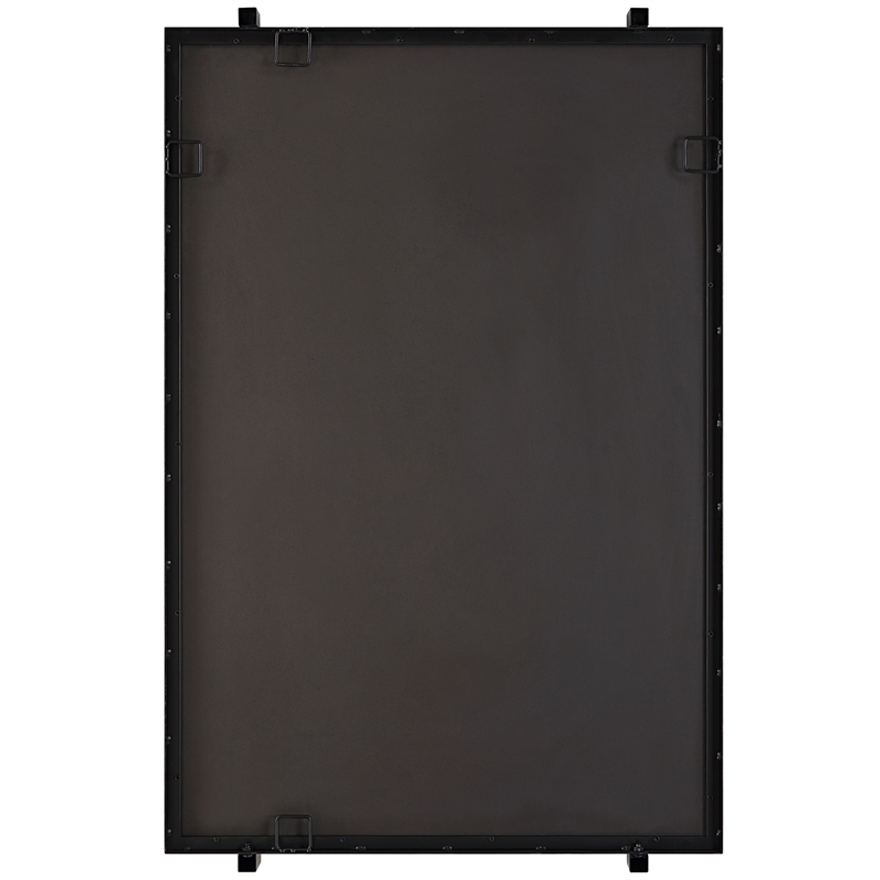 Uttermost Ladonna Rods Mirror in Matte Black