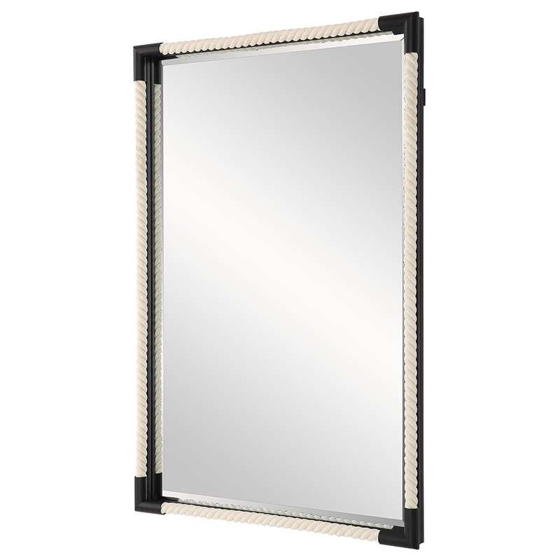 Uttermost Marina Rope Mirror in White