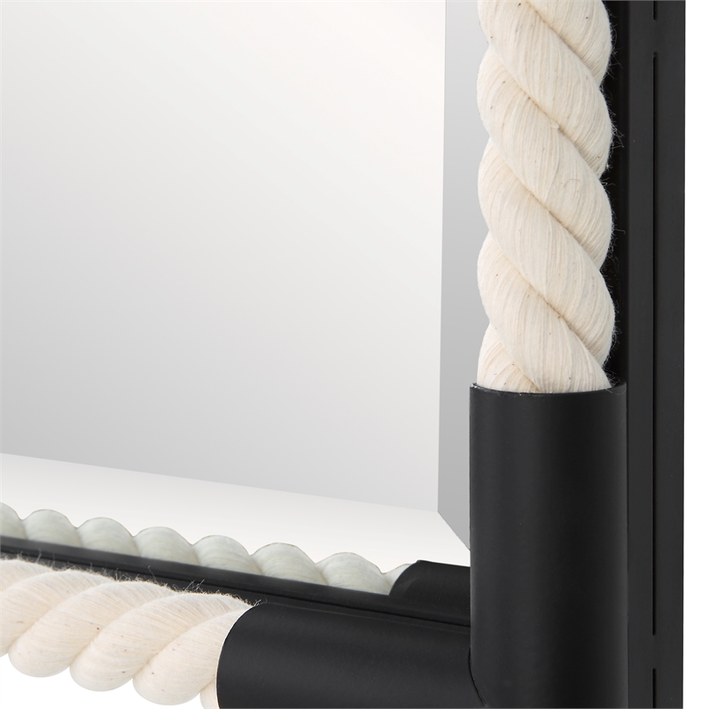 Uttermost Marina Rope Mirror in White