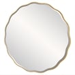 Uttermost Aneta Large Gold Round Mirror