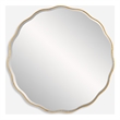 Uttermost Aneta Large Gold Round Mirror