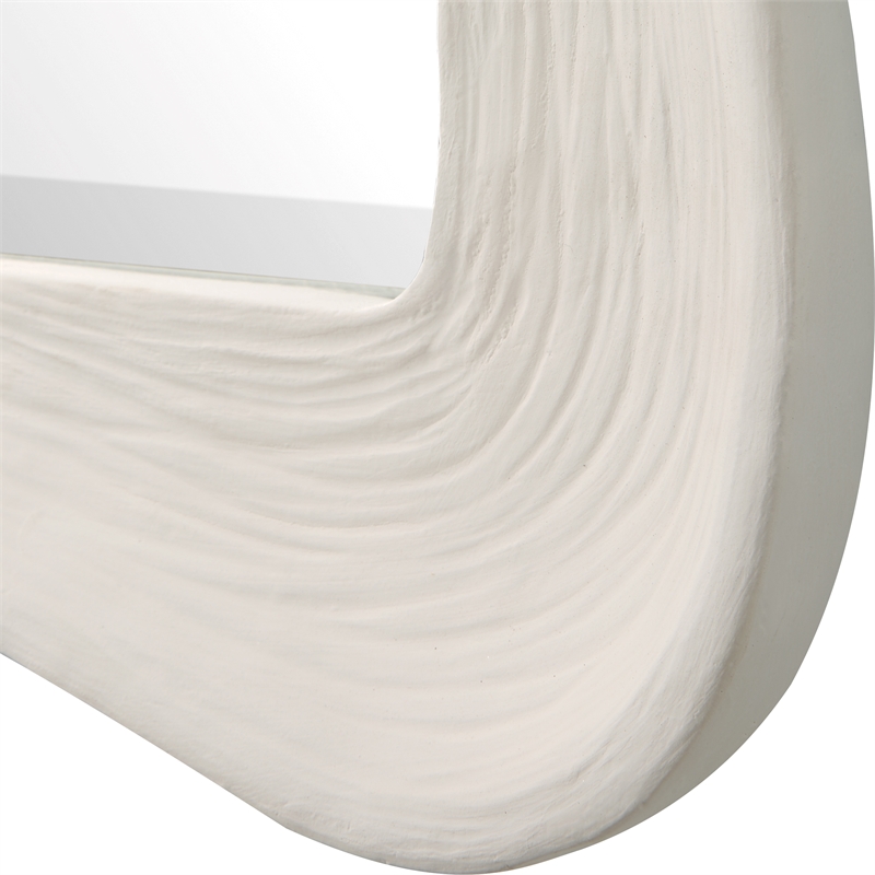 Uttermost Whitehaven Wavy Rectangle Mirror