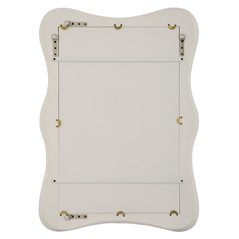 Uttermost Whitehaven Wavy Rectangle Mirror