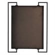 Uttermost Ivey Rectangle Industrial Mirror in Black