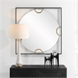 Uttermost Hinson Square Mirror in Black