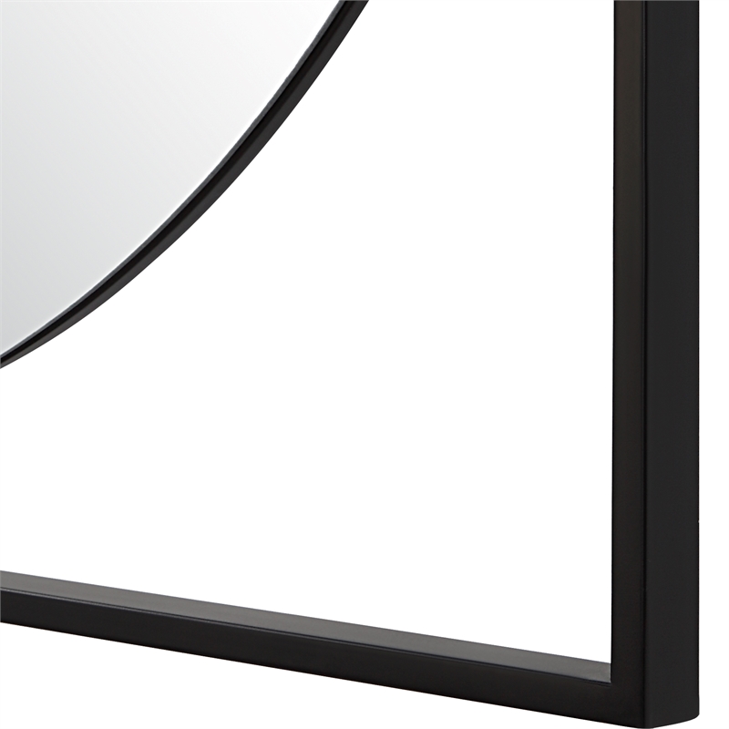 Uttermost Hinson Square Mirror in Black