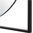Uttermost Hinson Square Mirror in Black